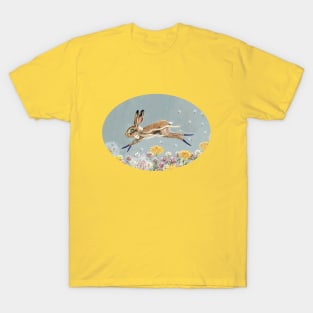 Clover the leaping hare T-Shirt